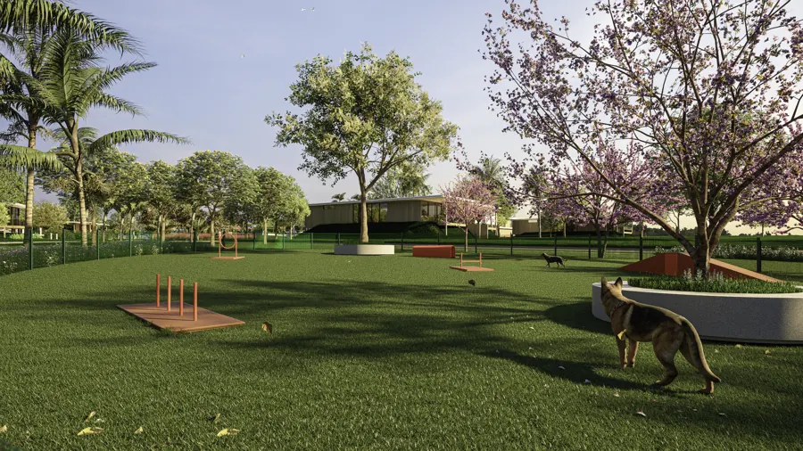 Perspectiva de pet place do Villagio Siena